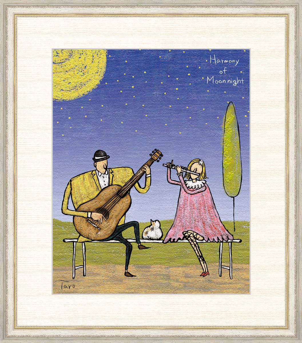 Yahoo!オークション - 高精細デジタル版画 額装絵画 橋北 太郎(はしき