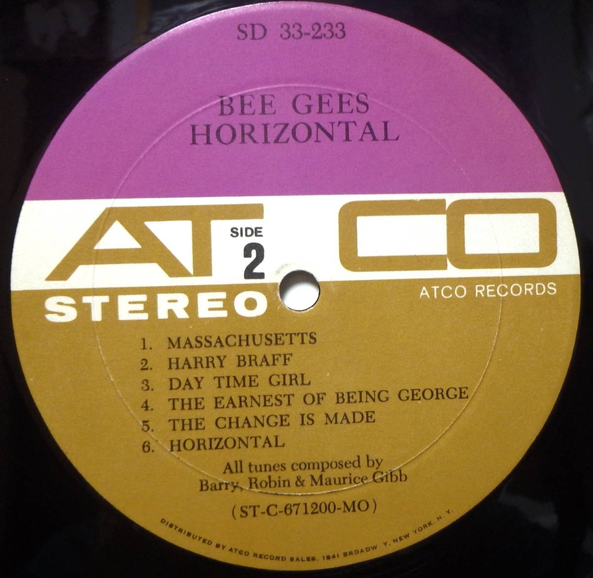 【MP032】BEE GEES 「Horizontal」, 68 US Original　★ポップ・ロック/サイケデリック・ロック_画像5