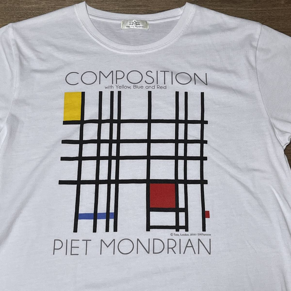 ◎ピート・モンドリアン 赤・青・黄のコンポジション Tシャツ Piet Mondrian Composition shirt_画像1