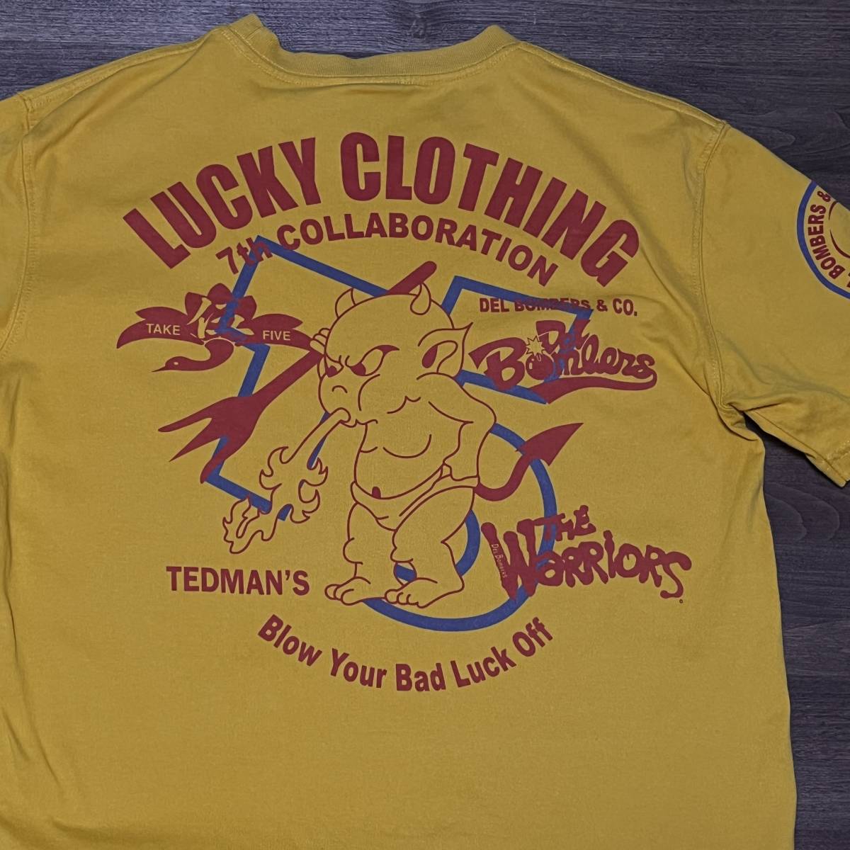 ◎テッドマン TEDMAN Tシャツ TED COMPANY LUCKY CLOTHING shirt_画像1