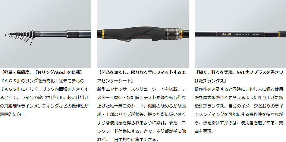 新しい到着 1点限り 処分価格 40%引 制覇エアマスターAGS 1-53 ダイワ