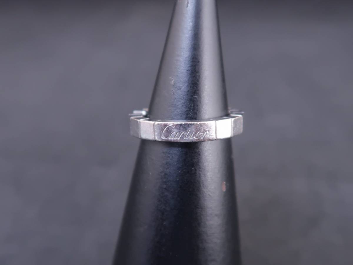 Cartier カルティエ ラニエールリング 指輪　750　K18WG　7号