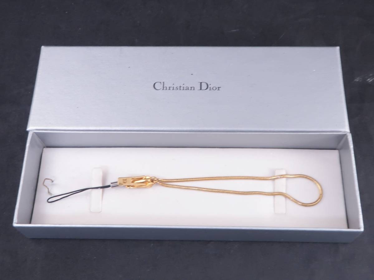 Christian Dior クリスチャン・ディオール 　ストラップ　携帯チャーム_画像1