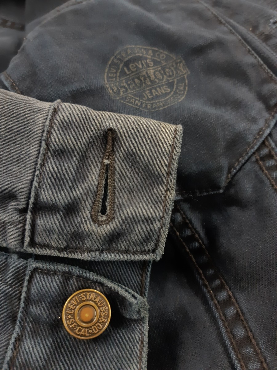 90s Levi's 70505 香港製 トラッカージャケット Gジャン リーバイス ヴィンテージ ジャケット_画像10