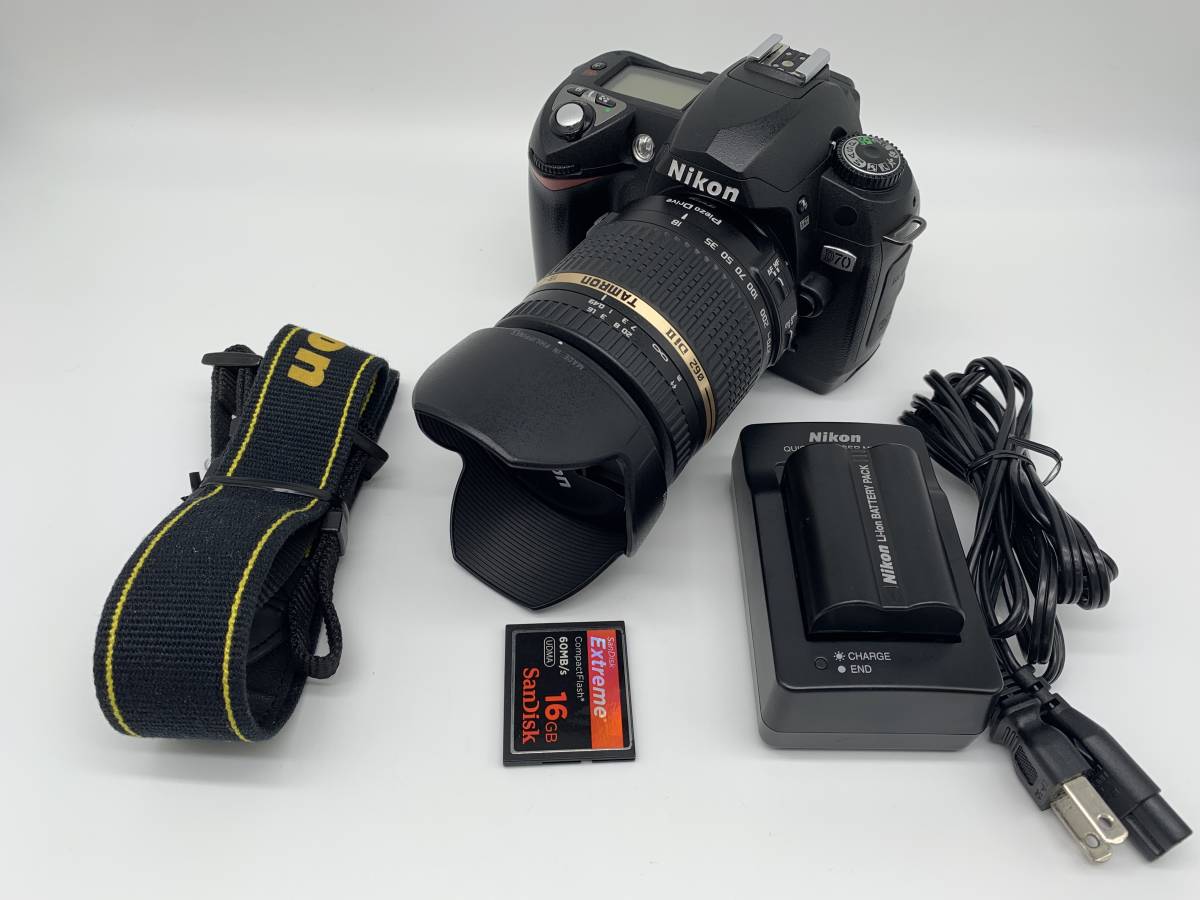 Nikon D70とTamronレンズセット-