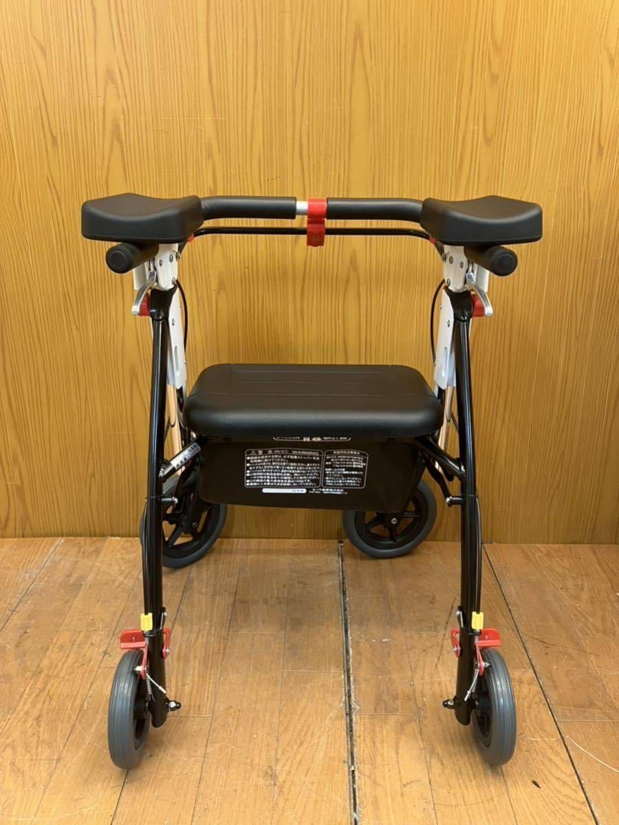 ★美品★ARMFIT★肘掛式歩行車★7段階高さ変更機能★折りたたみ式/手押し補助車/シルバーカー/優羽/アームフィット/UBER/AR-458E?/SR(M443)_画像5