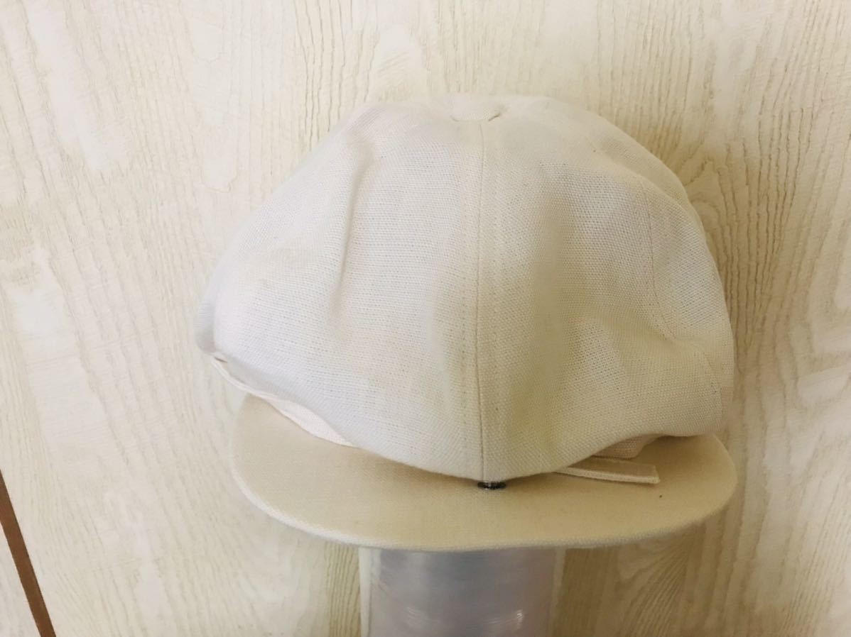 『美品』ADJUSTABLE COSTUME アジャスタブルコスチューム ☆ホワイト☆ サイズ：M（58㎝）帽子