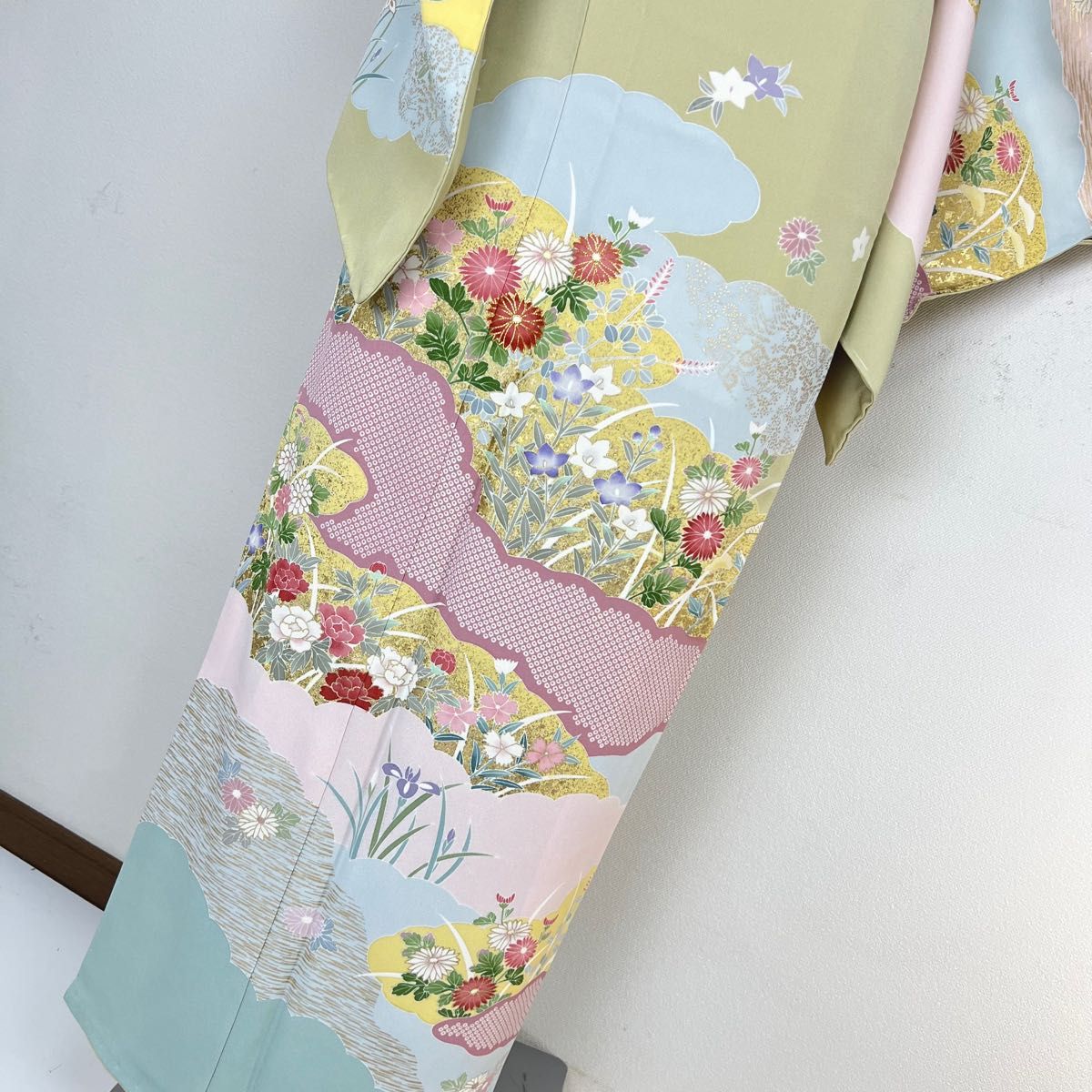 新品未使用品【京友禅】訪問着 正絹 袷 s820