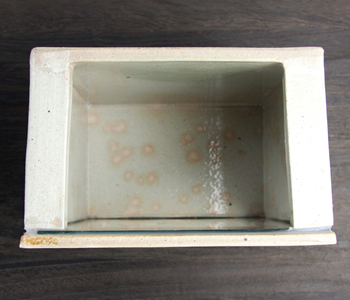  Shigaraki . керамика аквариум прямоугольник белый цвет керамика стекло аквариум японский стиль интерьер аквариум прямоугольник ( белый цвет )su-0126