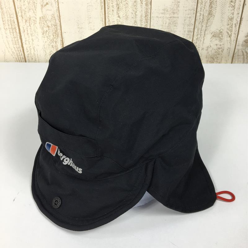 L/XL バーグハウス ハイドロシェル キャップ HYDROSHELL CAP 冬期用 防水 保温 BERGHAUS ブラック系_画像2