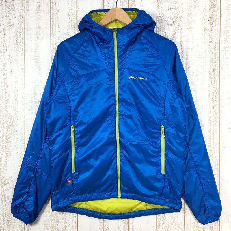 MENs S モンテイン プリズム ジャケット Prism Jacket プリマロフト インサレーション フーディ MONTANE Electric_画像1