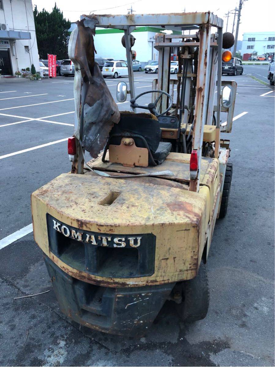 2021セール フォークリフト コマツ KOMATSU FG28 ヒンジ ローマスト