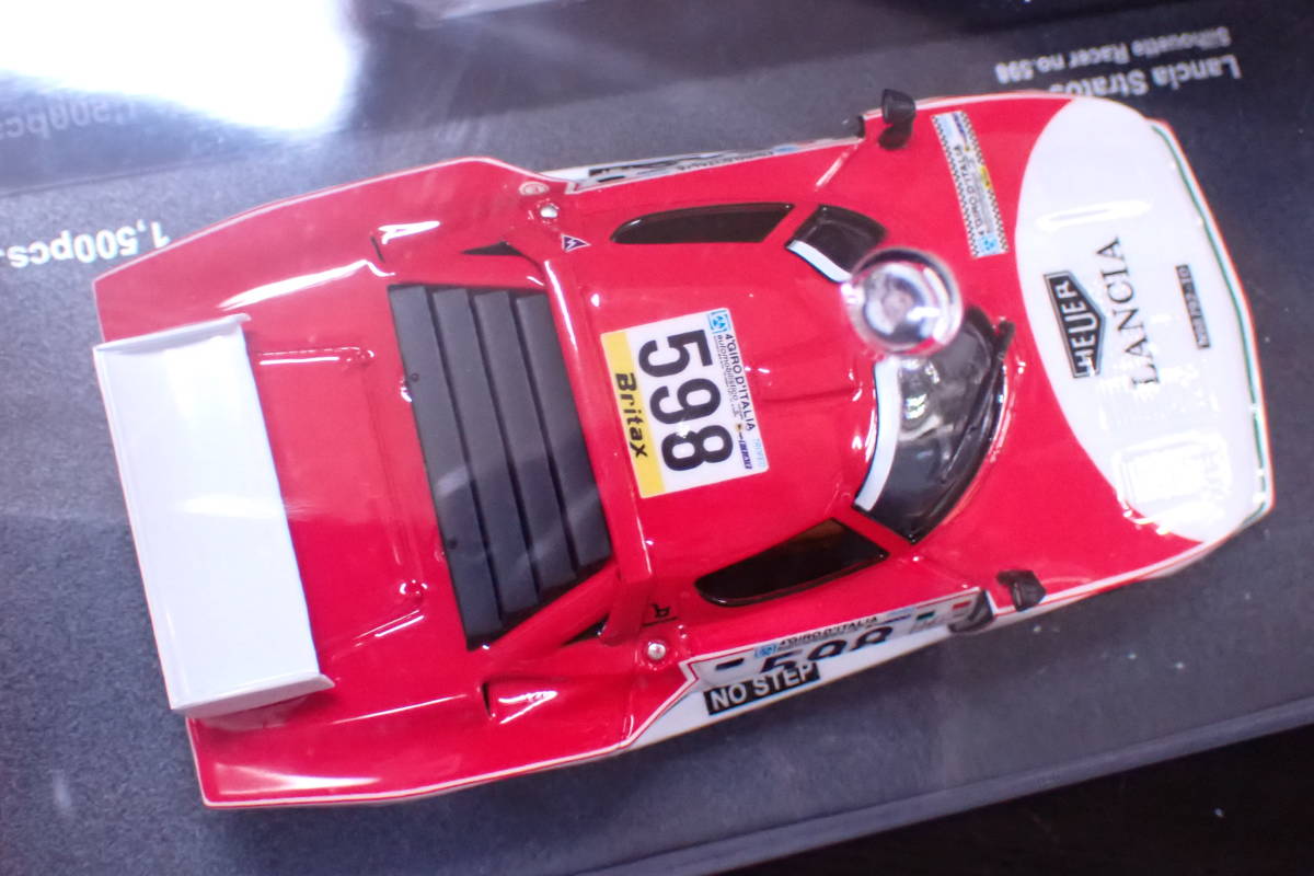 Kyosho LANCIA STRATOS Turbo Group 5 Sihouette Racer no.598 03141D 1/43 京商 ランチア ストラトス ミニカー Z09044_画像6