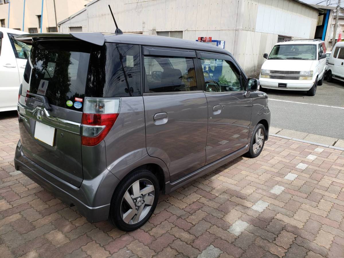 21 year Honda Zest Spark vehicle inspection "shaken" attaching original aluminium smart key HID light dealer service records . one owner Fukuoka!!