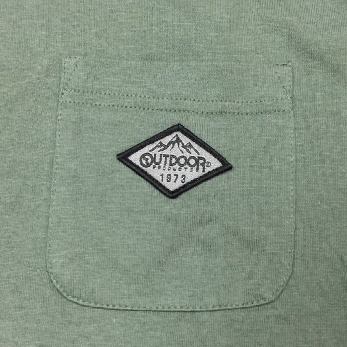 新品 正規 ＸＬ アウトドアプロダクツ OUTDOOR PRODUCTS パッチ刺繍 ポケット Tシャツ 綿100％ ユニセックス