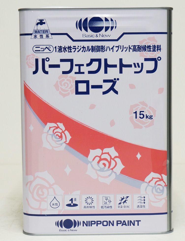 パーフェクトトップローズ 3分艶 15kg 白 【メーカー直送便/代引不可】日本ペイント 外壁 塗料 Z03