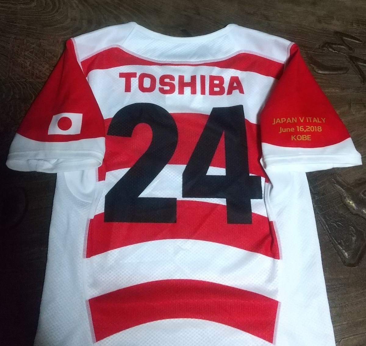 [値下げ交渉] 2018年 ラグビー 日本代表 非売品 サポータージャージ Canterbury 検) RUGBY JAPAN JERSEY WORLD CUP 選手用 ワールドカップ_画像1