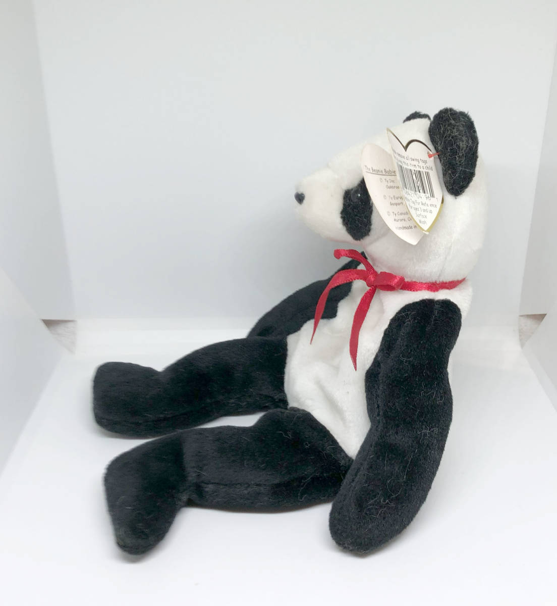 TYbi knee - babes very popular Panda!BEANIE BABIES Fortune. tag case less!