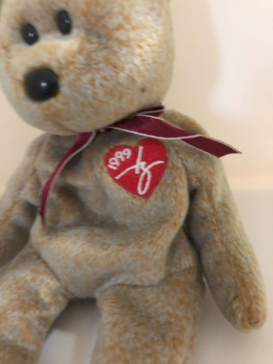 TY ビーニーベイビーズ1999 BEANIE BABIES Signature Bear！シグネチャーベア くま！タグはありません。_画像2