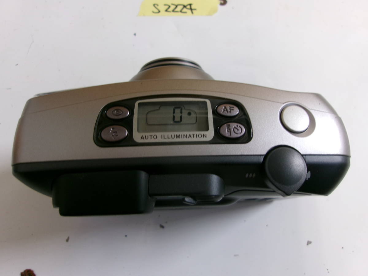 (S-2224)PENTAX コンパクトカメラ ESPIO 140 簡易動作確認済み ※シャッター、フラッシュOK 現状品_画像4