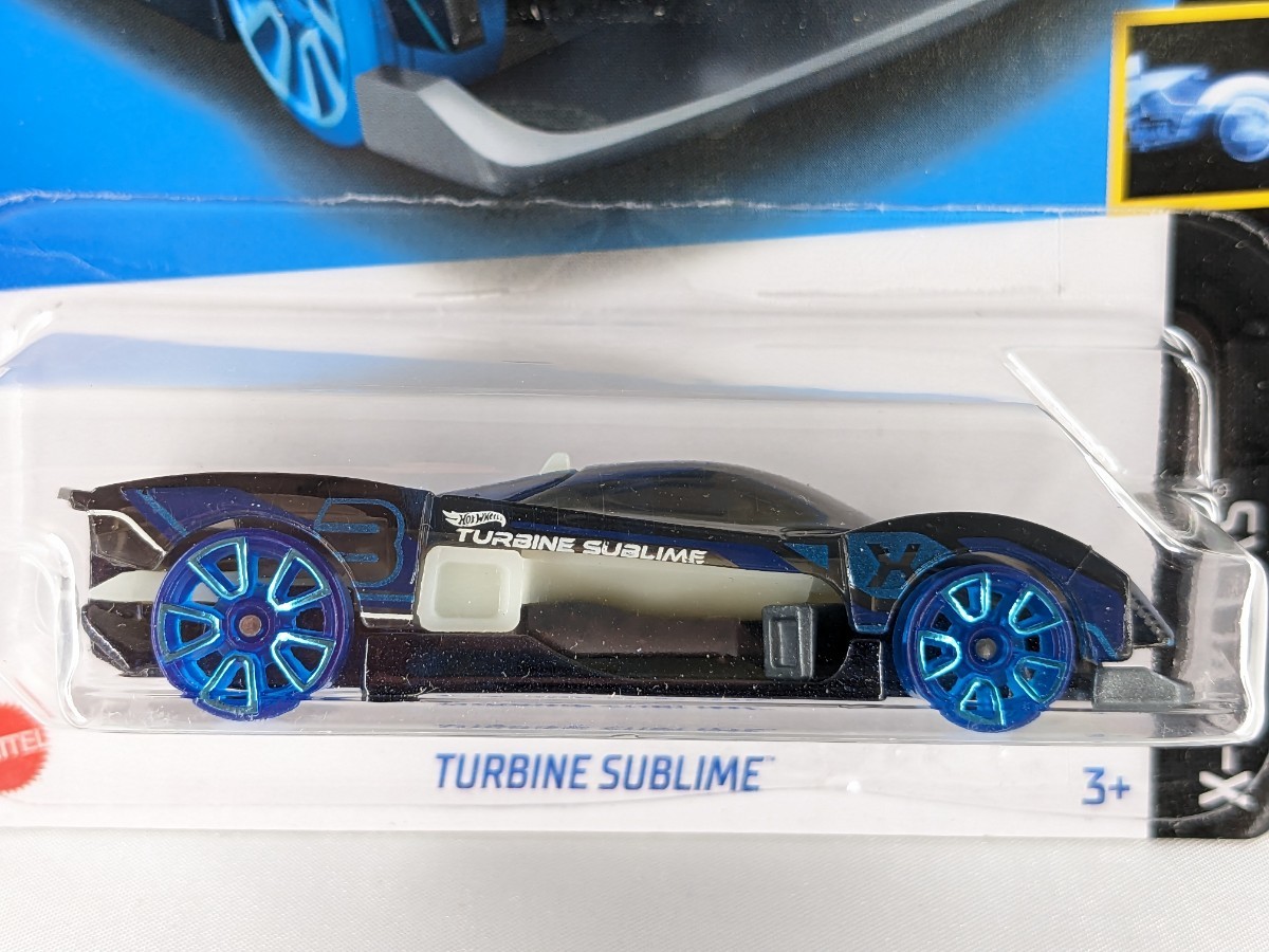 US版 ホットウィール タービン サブライム 蓄光 Hot Wheels TURBINE SUBLIME X-RAYCERS の画像2