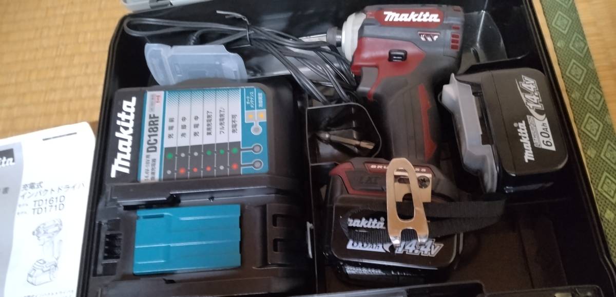 本命ギフト 充電式 マキタ 使用回数1回 インパクトドライバ
