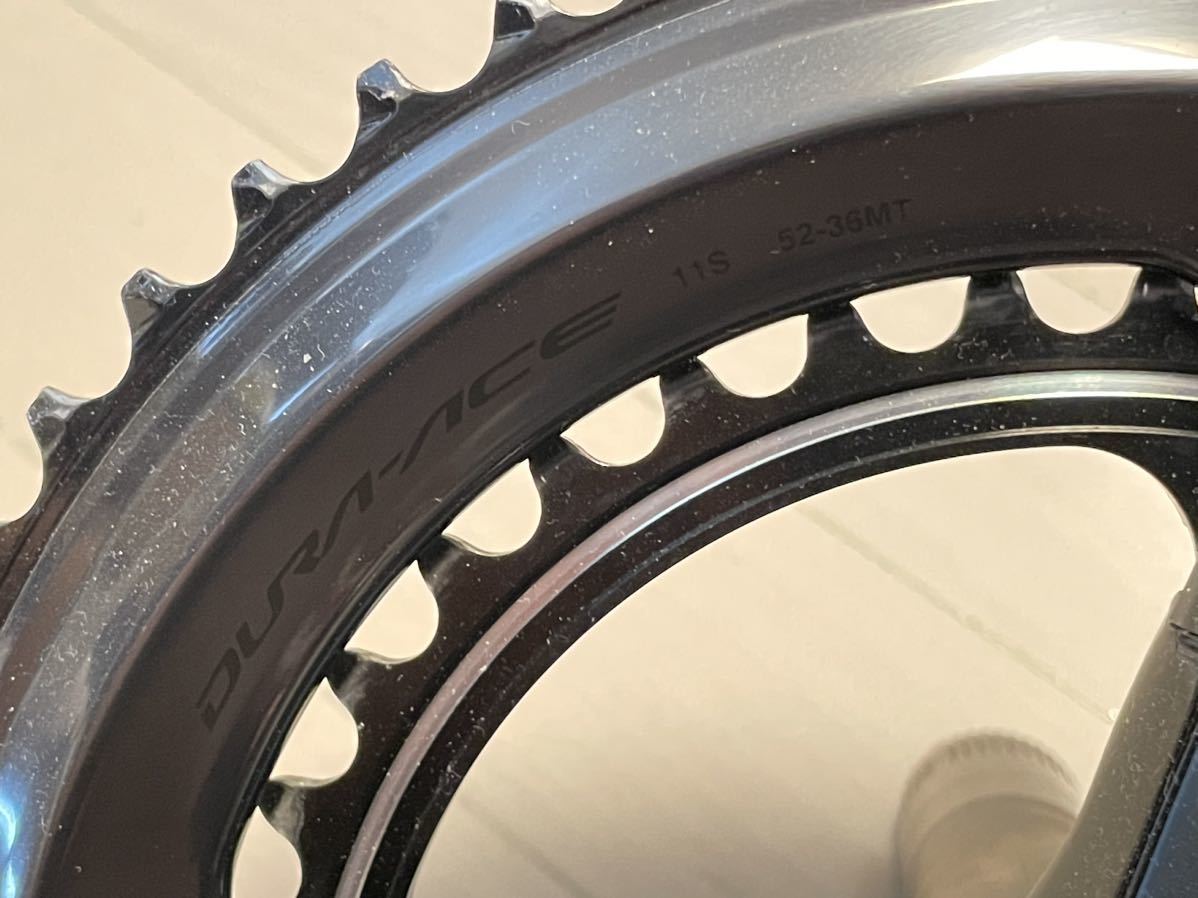 送料無料 DURA-ACE FC-R9100 170mm 52-36 超美品 使用100km未満_画像6