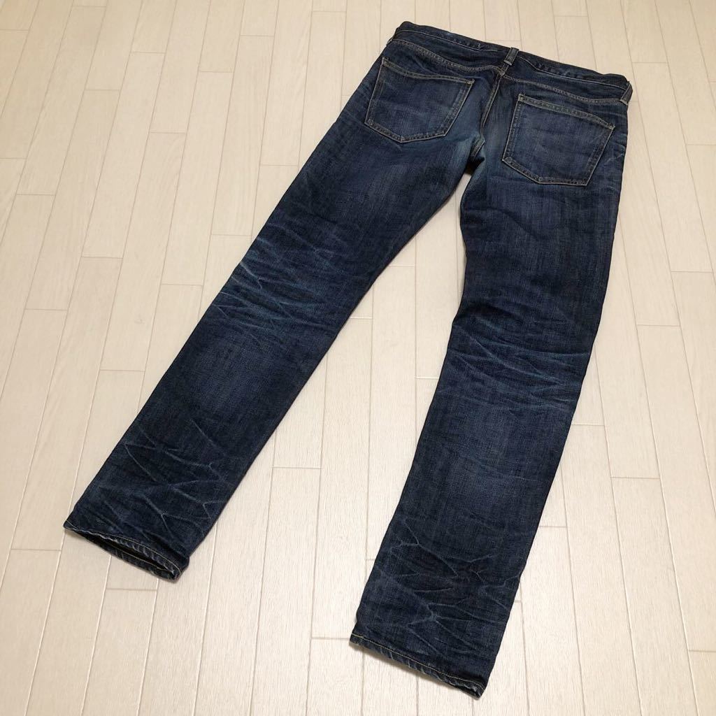 和23★ RED CARD BLUE WORK DENIM レッドカード デニムパンツ ジーンズ ボタンフライ 31 メンズ ブルー_画像2