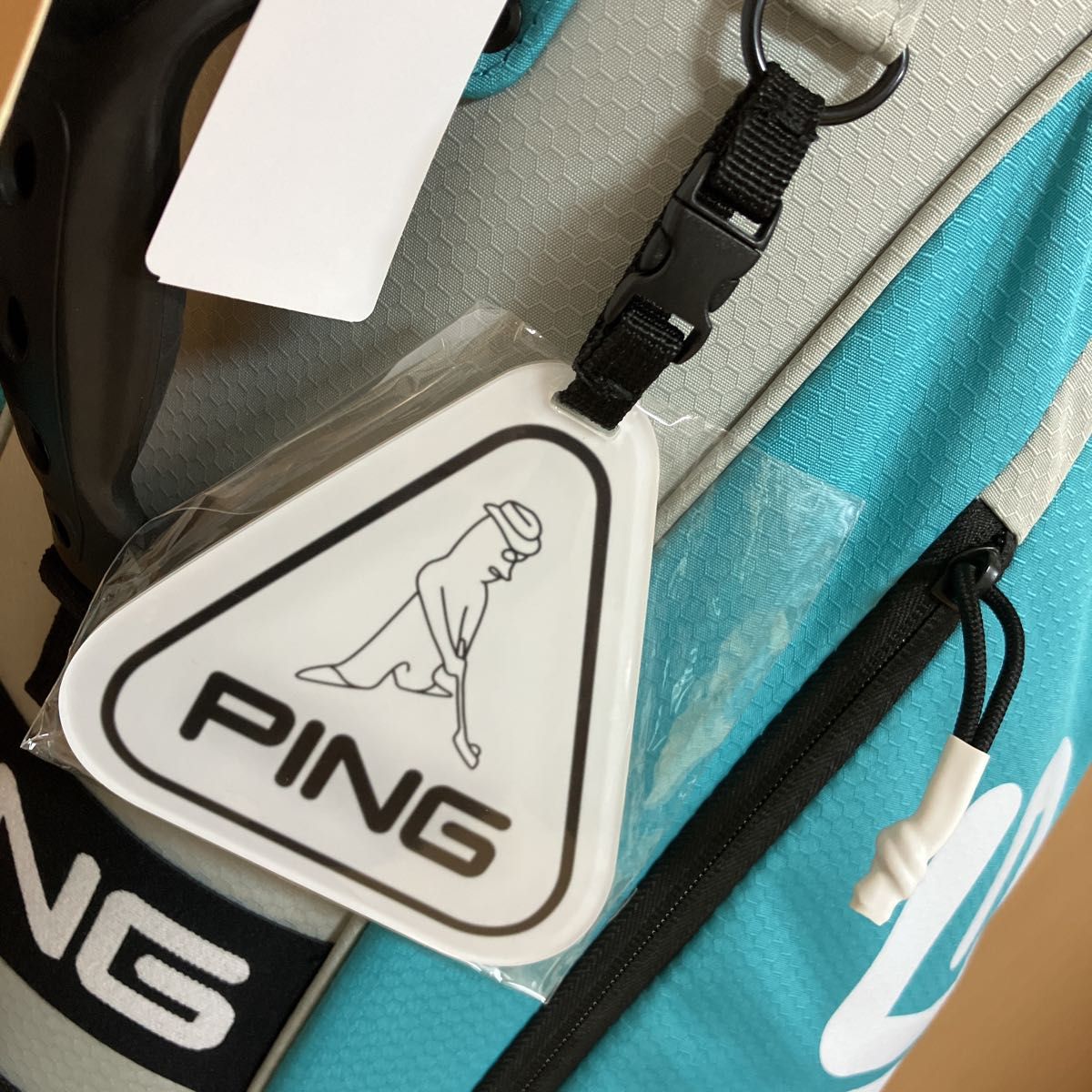 新品未使用】PING ピン キャディバッグ 軽量 ブルー×シルバー|PayPay