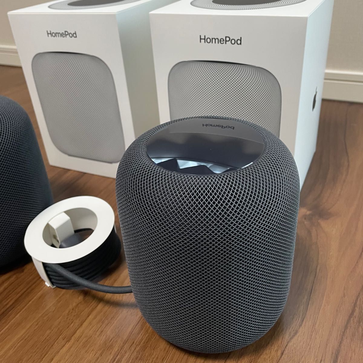 Apple HomePod ホームポッド 第1世代 MQHV2J/A ペア 2台セット 使用