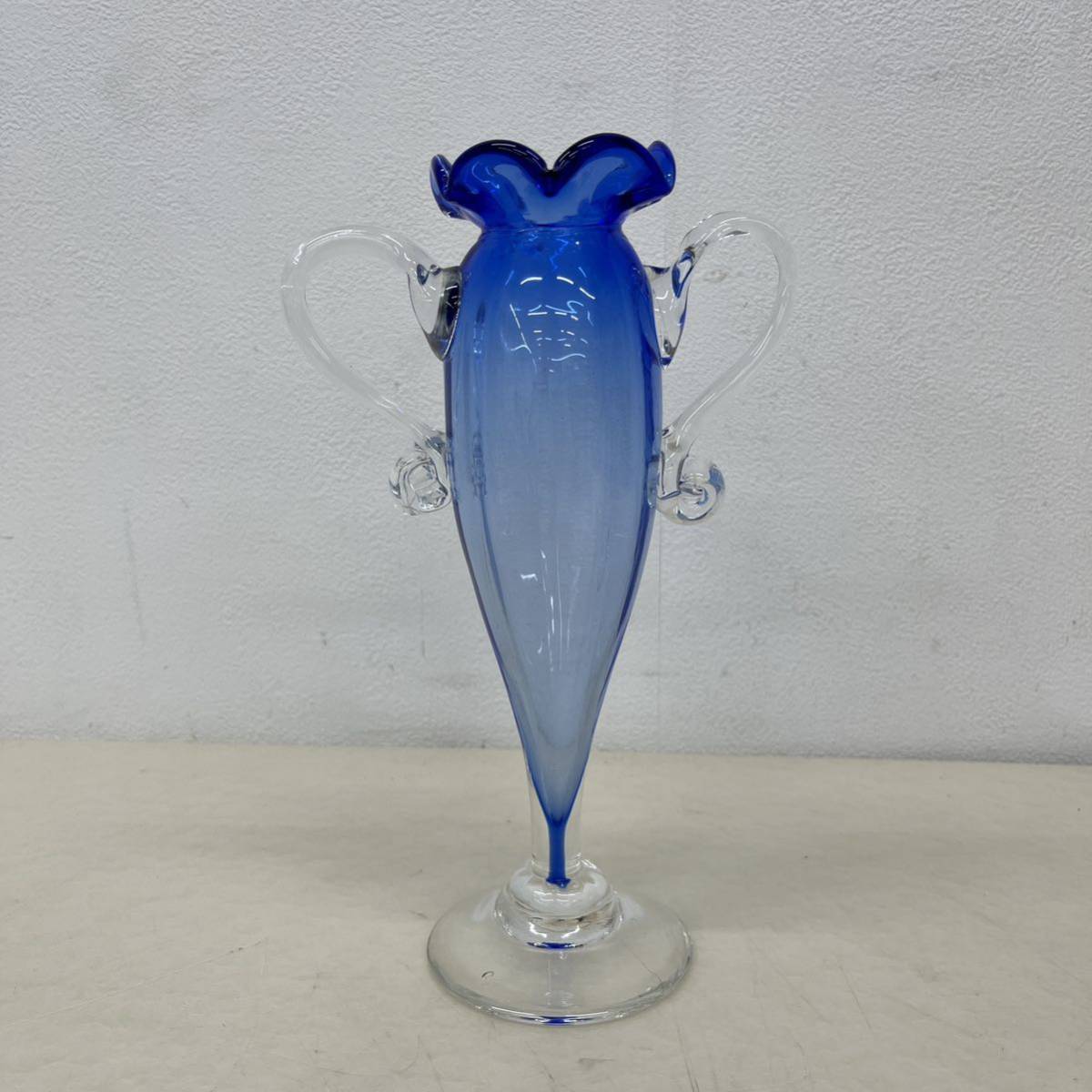 保管品 琉球ガラス 花瓶 インテリア 一輪挿し 工芸ガラス 置物