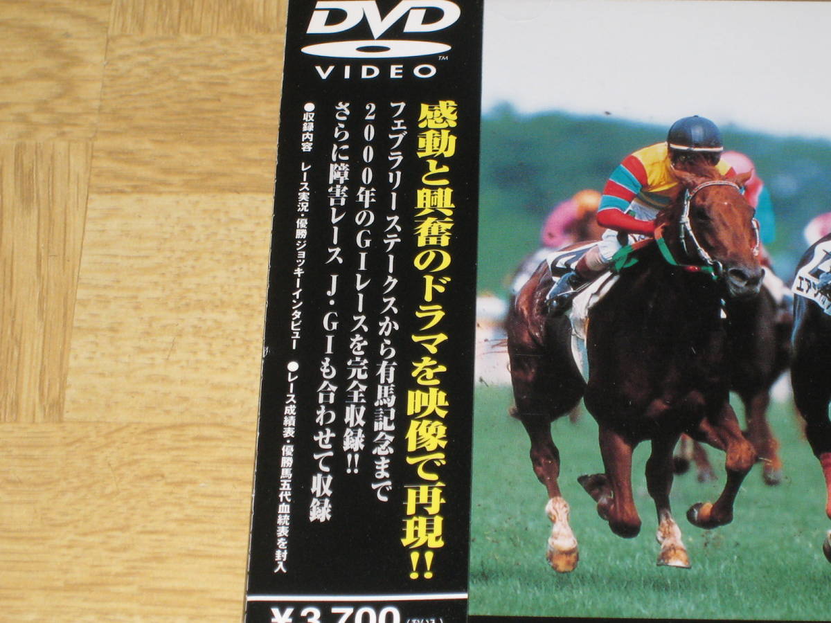  prompt decision DVD[ centre horse racing GI race yearbook 00 2000 year ] with belt /JRA/ Tey M opera o-/ UGG nes flight / King Halo /farenopsis/ Wing Arrow 