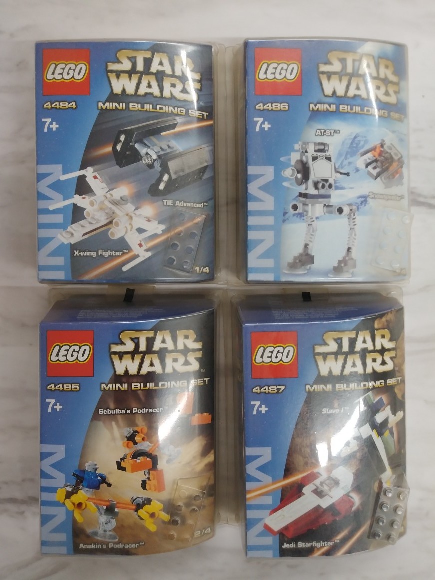 超レアレゴ 未組立 未開封 LEGO 4484・4485・4486・4487 セット スターウォーズ STARWARS 廃番品 送料無料_画像1