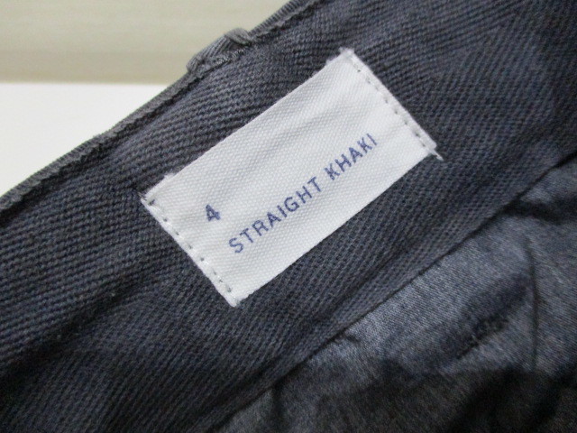 GAP STRAIGHT KHAKI Gap pants size 4 gray free shipping 