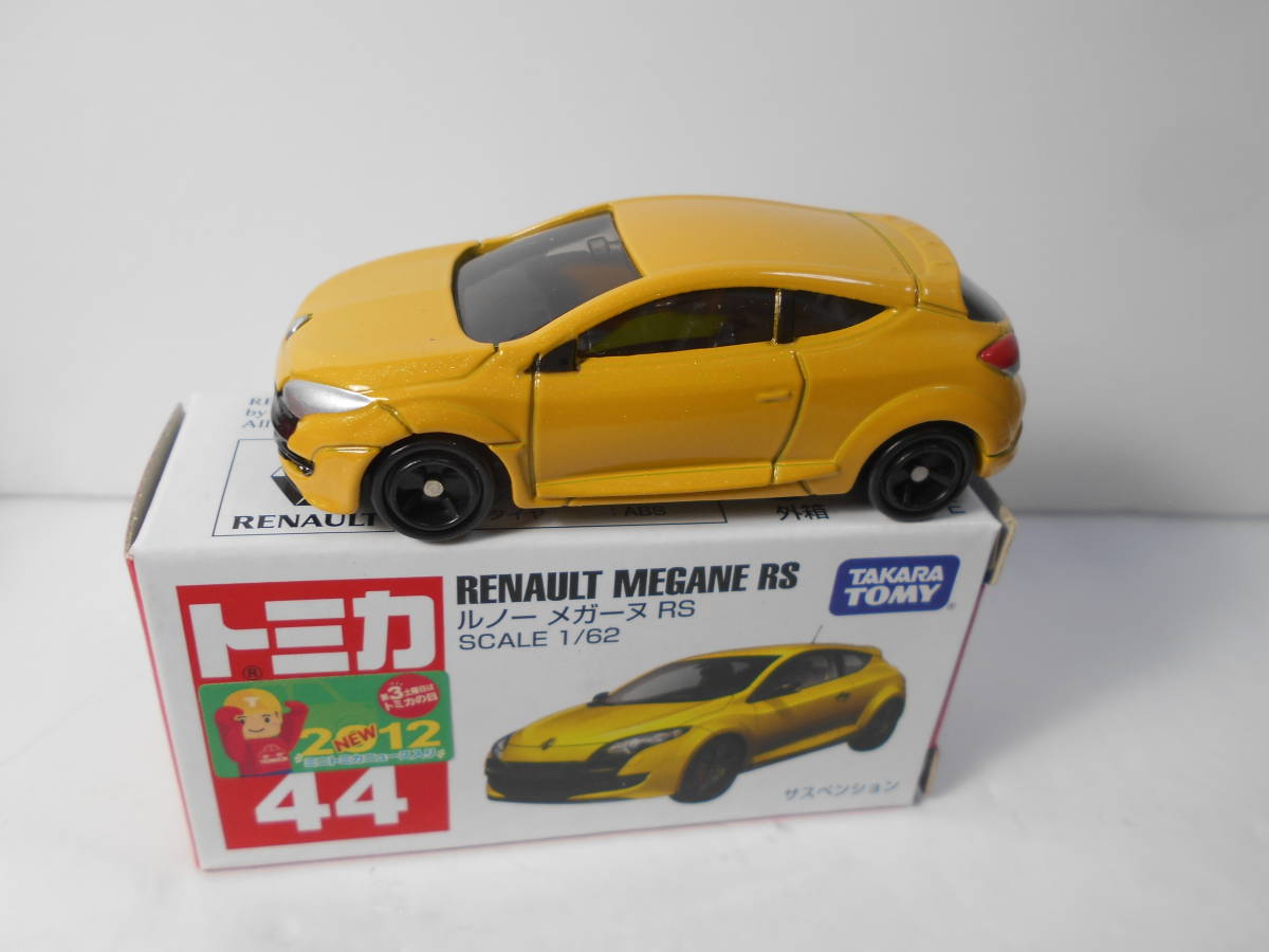 ★即決★トミカ　44 ルノー・メガーヌRS　新車シール　★安い送料★「140円：定形外郵便」通常郵便料金220円より★80円お得！！_画像3