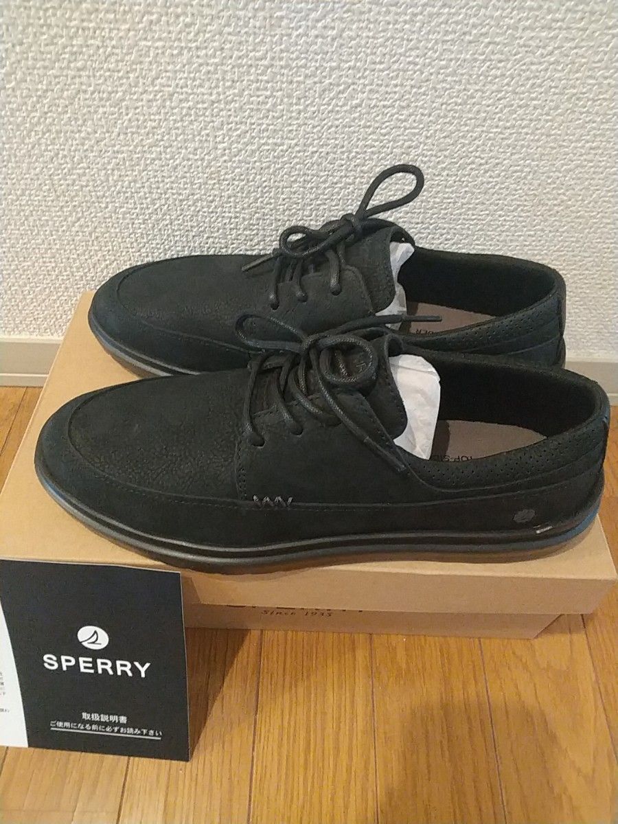 SPERRY CABOⅡ BLACKOUT 新品 ビジネスシューズ レザー