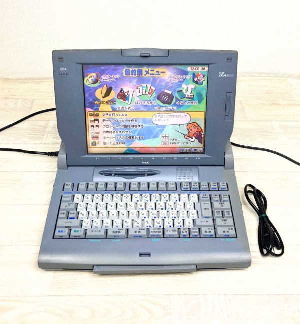 30日保障有り+整備品】 NEC JX-A500 カラー液晶 ワープロ-