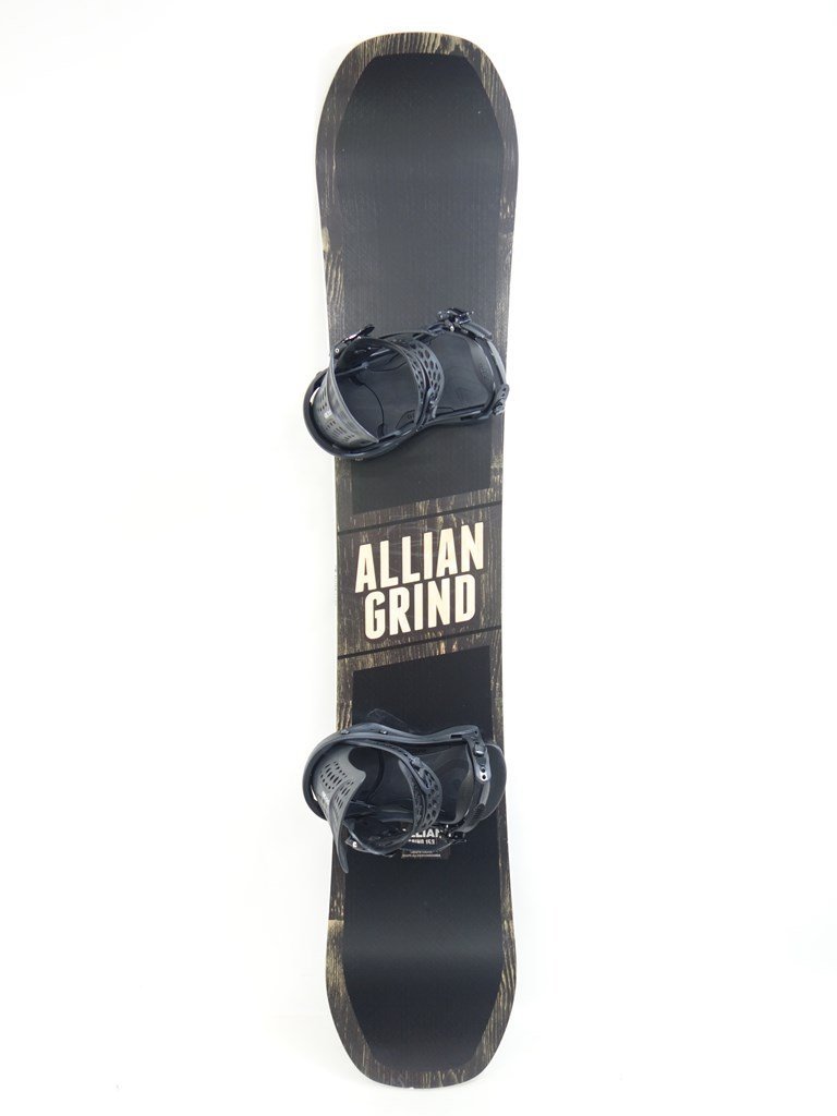 中古 20/21 ALLIAN GRIND 153cm FLUX ビンディング付きスノーボード アライアン グリンド フラックス_画像1