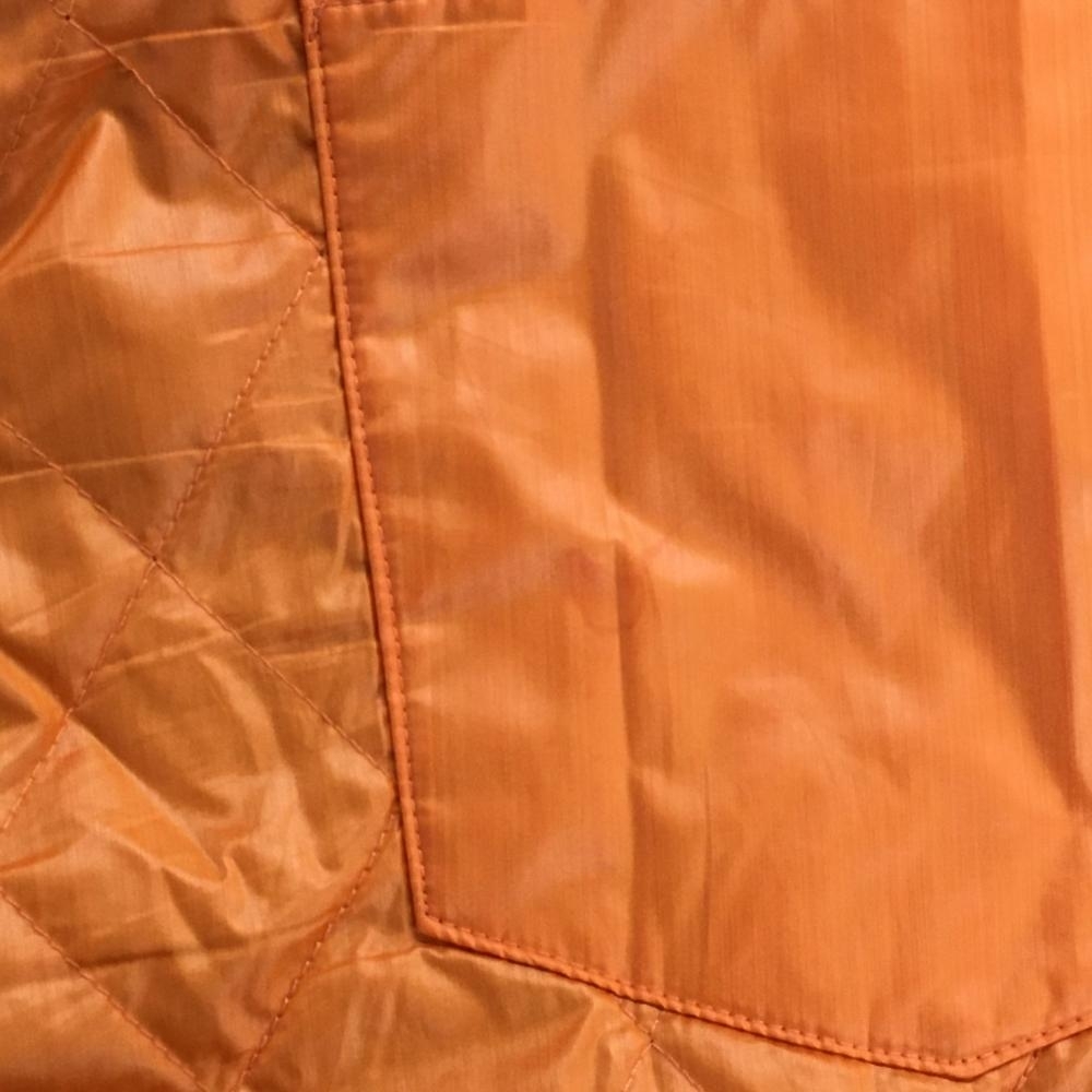プーマ 中綿パンツ オレンジ キルティング 蓄熱裏地 裾ドローコード メンズ L ゴルフウェア PUMA_画像8