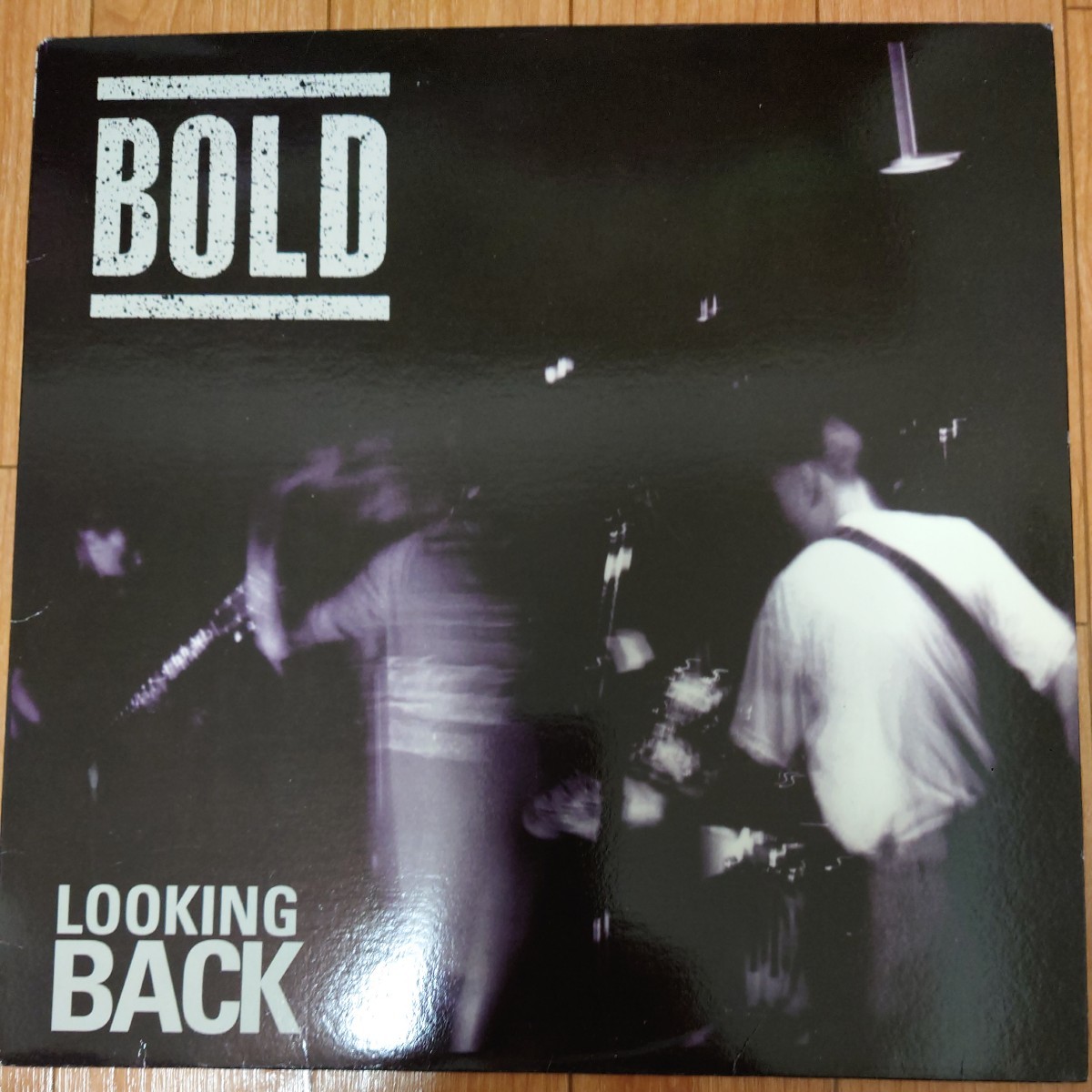 レア！ BOLD - Looking Back 初期プレス 206枚限定 First press of 206 copies on purple vinyl 美盤 ストレートエッジ ハードコア_画像1