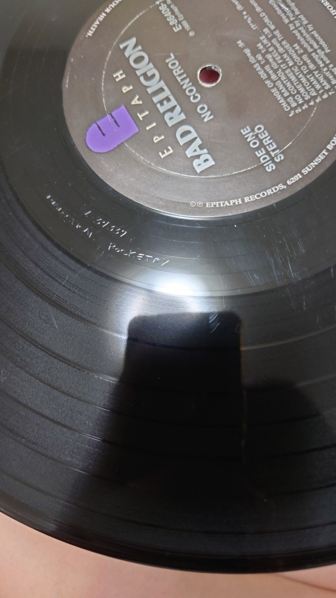 Bad Religion - No Control US original オリジナル盤 シュリンク shrink_画像6