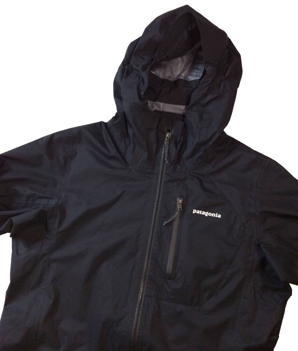 PATAGONIA パタゴニア h2no ナイロンジャケット マウンテンパーカー ブラック 黒 やや薄手 WOMENS S レディース _画像3