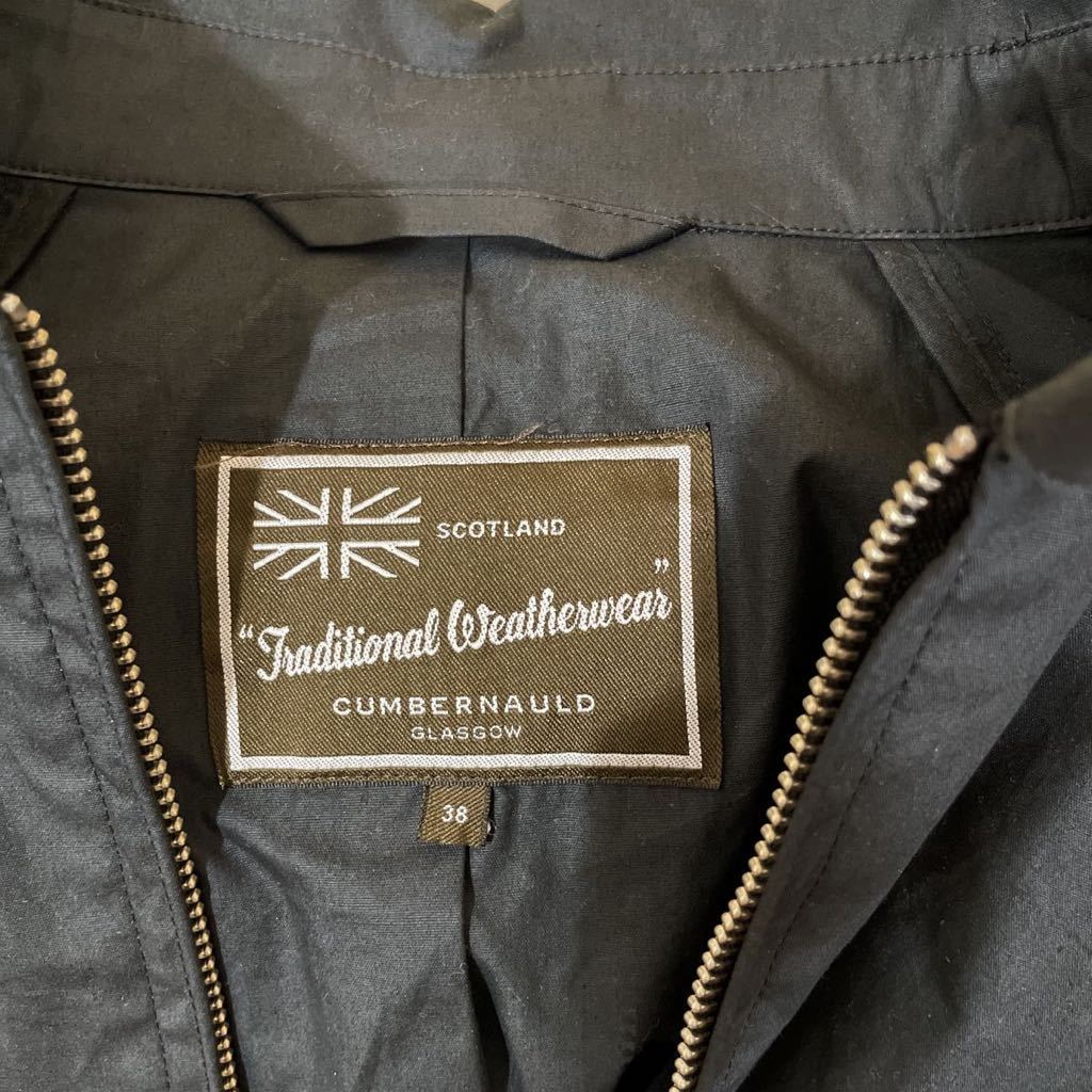 トラディショナルウェザーウェア TRADITIONAL WEATHERWEAR スイングトップ ジャケット ブルゾン サイズ38 薄手 ポリウレタンコーティング