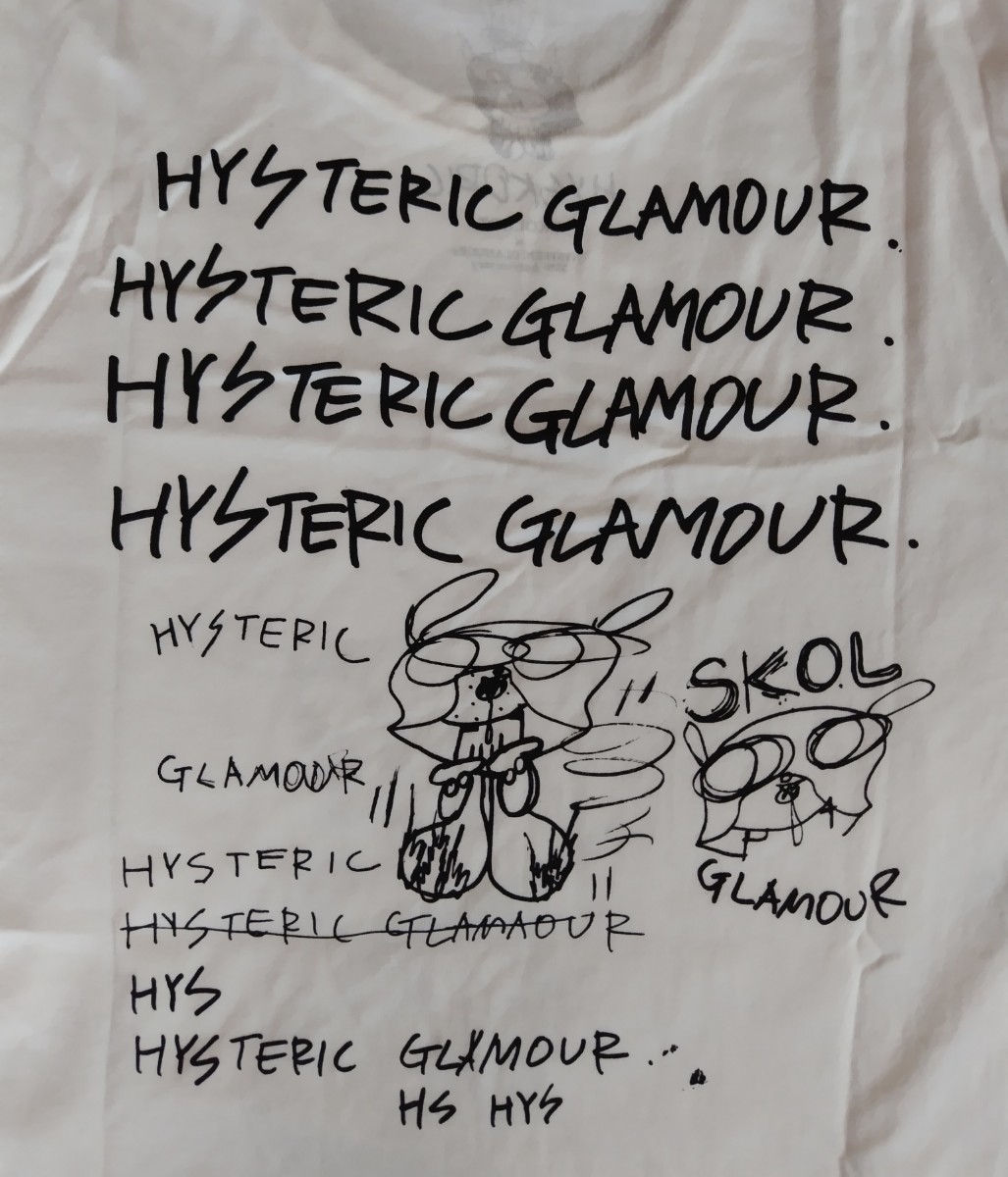 お買い得モデル □ HYSTERIC GLAMOUR x SKOLOCT Tシャツ /ヒステリック