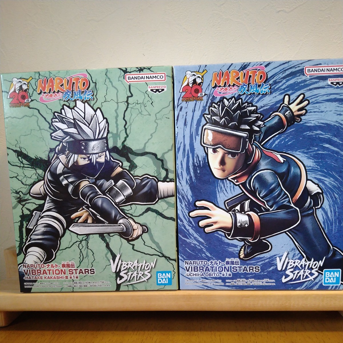 NARUTO ナルト 疾風伝 はたけカカシ うちはオビト vibrationstars 2種