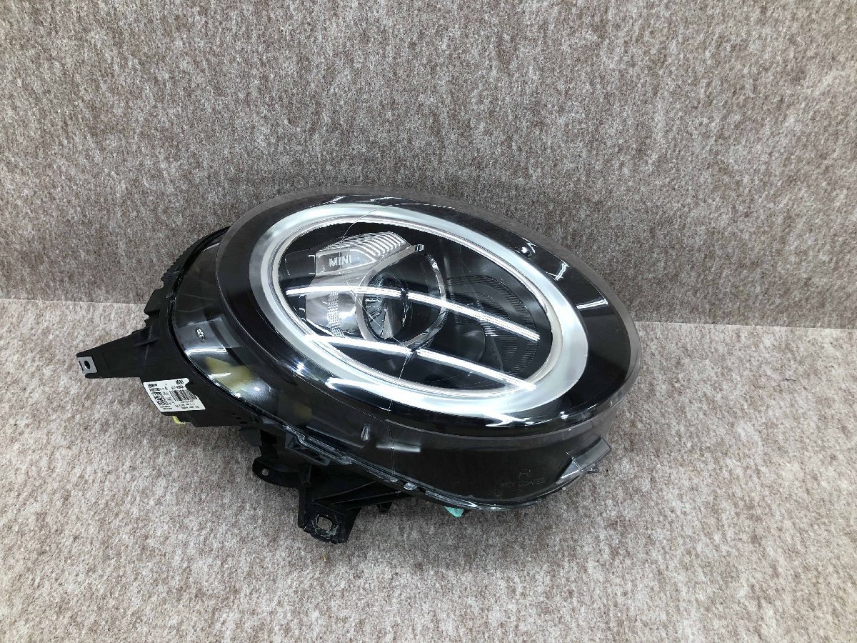 磨き済み MINI ミニクーパー F55 F56 後期 純正 右 LED ヘッド ライト ユニット 63.11-8738654-03_画像1