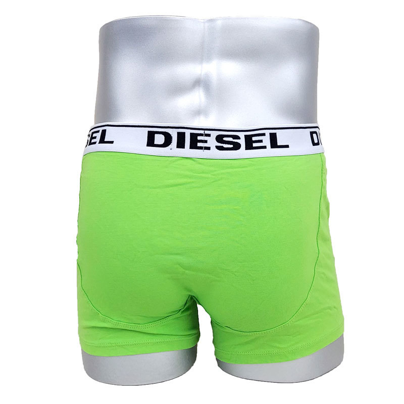 DIESEL ディーゼル アンダーウェア 3枚組 00CKY3 RQARZ E4096 XL 黄緑/青/グレー ボクサーパンツ 下着 コットン 新品 並行輸入品の画像5