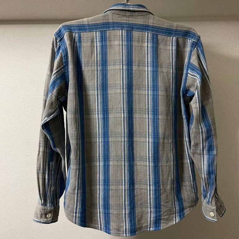RRL ダブルアールエル 長袖シャツ ネルシャツ ストライプ ラルフローレン