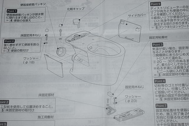 未使用☆便器　LIXIL YBC-Z30P-NC（BN8）アクア　セラミック　床上排水☆4004_画像5