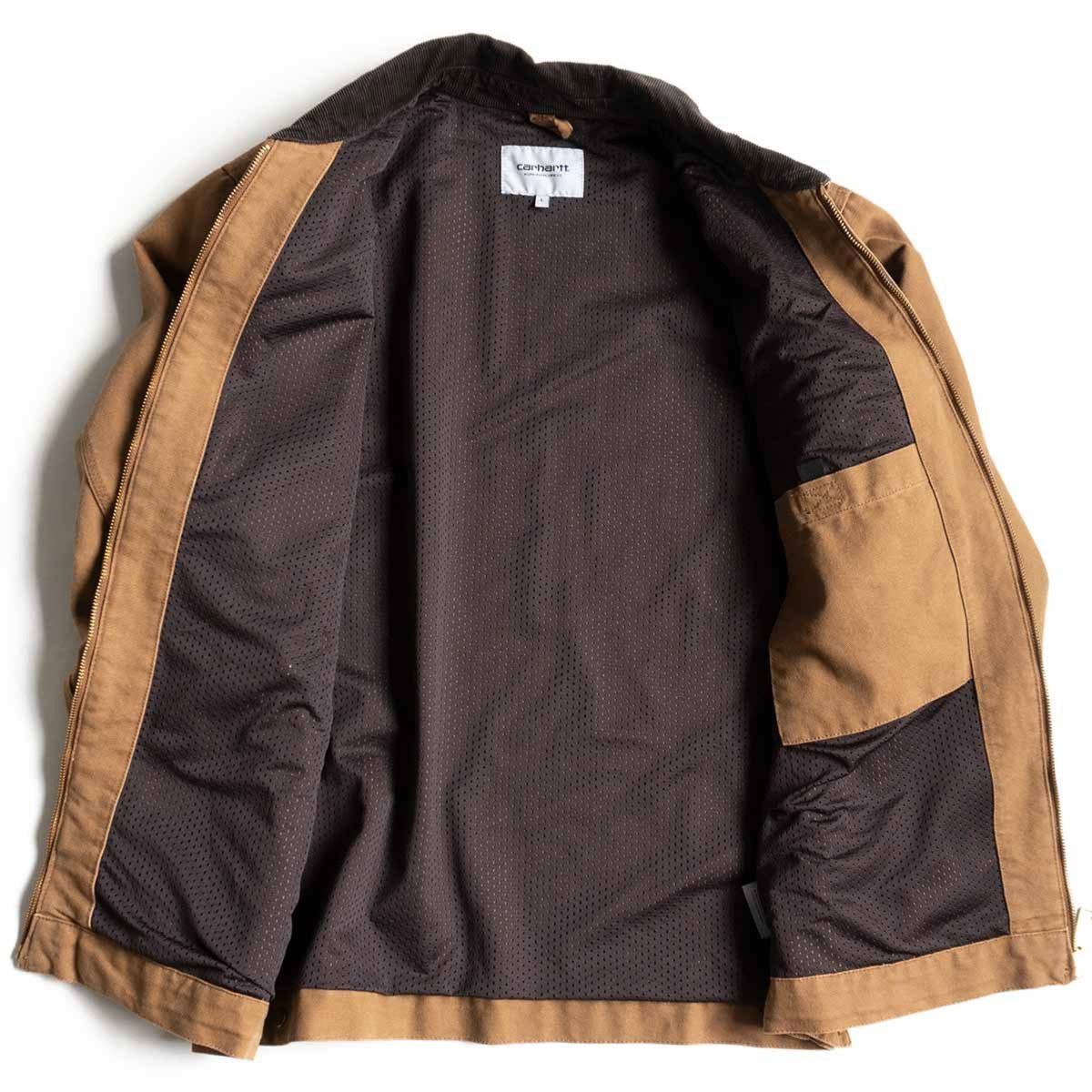 Carhartt【デトロイトジャケット】ブラウン ベージュ ダック Carhartt【デトロイトジャケット】ブラウン ベージュ ダック